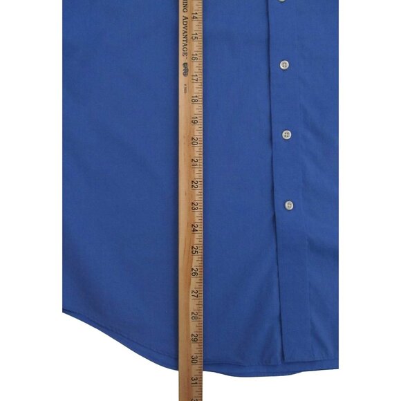 Polo Ralph Lauren Blue Poplin Shirt Men’s Large - Picture 11 of 16